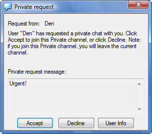 Radmin vc privreqwnd Using privates