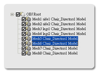 3dXchange director chair included Flipping the Normal