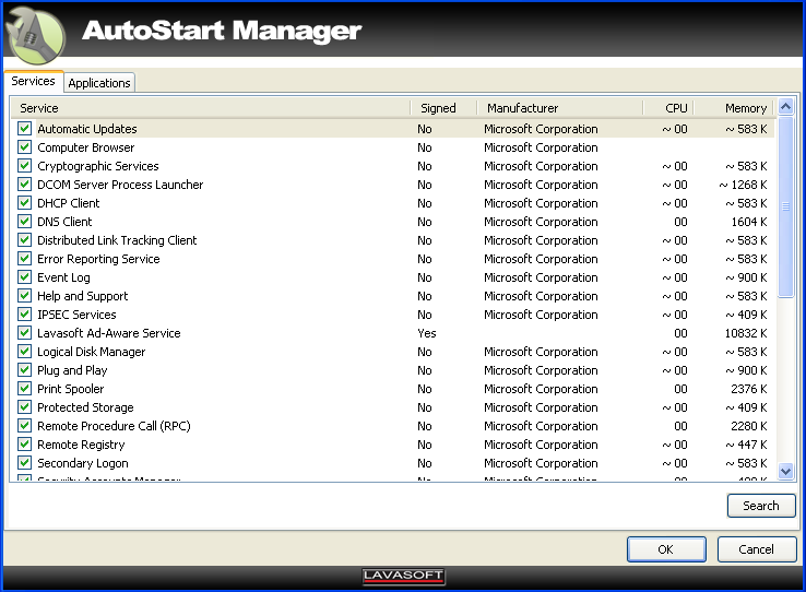 Ad Aware 23autostart AutoStart Manager