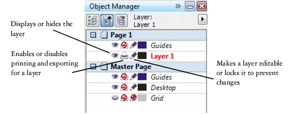 CorelDRAW loc layers default2 Changing layer properties