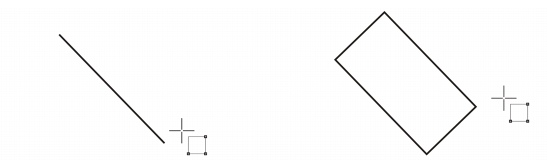 CorelDRAW shaping threepoint rectangle Drawing rectangles and squares