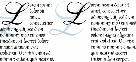 CorelDRAW text dropcaps Formatting paragraph text