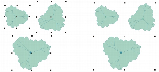 CorelDRAW workobj group example Grouping objects