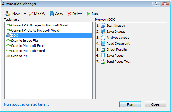 ABBYY FineReader Automated Task Management Finereader taskautomationmanager ABBYY FineReader Automated Task Management