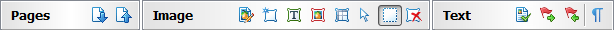 Toolbars Finereader windowsbars Toolbars