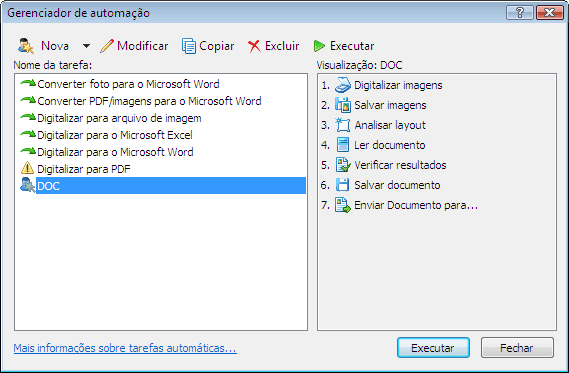Gerenciamento de tarefas automáticas do ABBYY FineReader Finereader taskautomationmanager Gerenciamento de tarefas automáticas do ABBYY FineReader