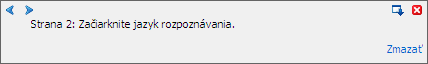 Panely nástrojov Finereader messagespane Panely nástrojov