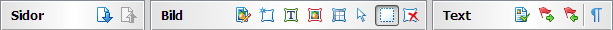 Verktygsfält Finereader windowsbars Verktygsfält
