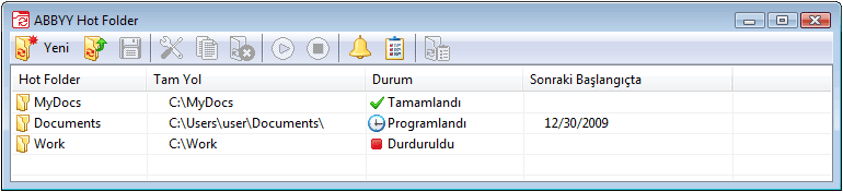 Ana Pencere Finereader hfmainwindow Ana Pencere