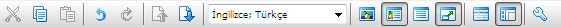 Araç çubukları Finereader quickaccessbar Araç çubukları