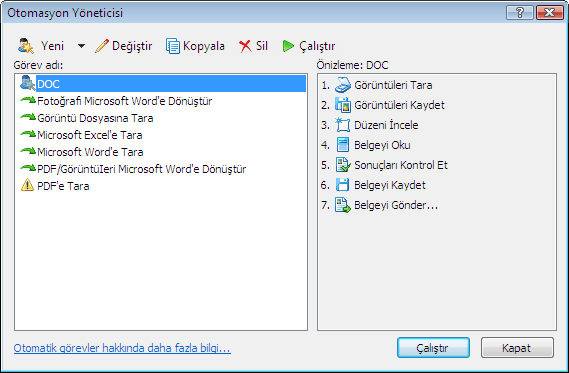 ABBYY FineReader Otomatik Görev Yönetimi Finereader taskautomationmanager ABBYY FineReader Otomatik Görev Yönetimi
