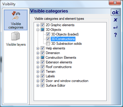 Home Designer image11 523 Visibility of 3D Constructions and Subtraction Solids