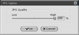 iClone jpgoption Exporting an Image Sequence