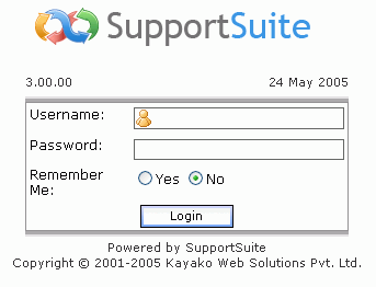 Kayako ss admin001 Logging into Admin CP