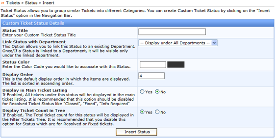 Kayako ss tickets006 Insert Status