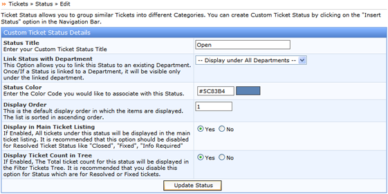 Kayako ss tickets009 Manage Status