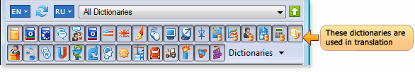 ABBYY Lingvo dictusedintranslation shelf What dictionaries are used in translation?