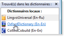 ABBYY Lingvo cardsadvices click dictionary Conseils sur lutilisation des fenêtres dentrées