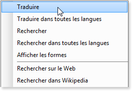 ABBYY Lingvo cardsadvices context menu Conseils sur lutilisation des fenêtres dentrées