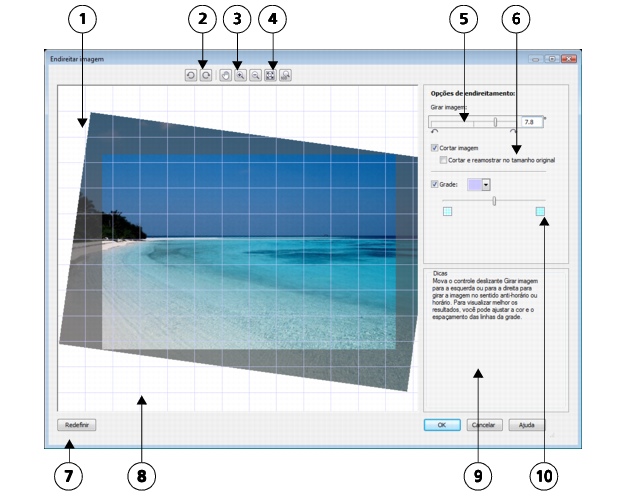 CorelDRAW Ajuda Lab. de ajuste de imagem