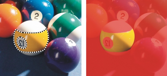 Definir áreas editáveis utilizando informações de cores Photo Paint mask sel adj color Definir áreas editáveis utilizando informações de cores