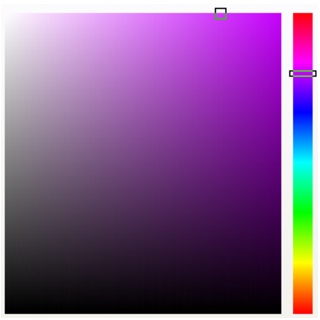 Photo Paint color viewers Choosing colors