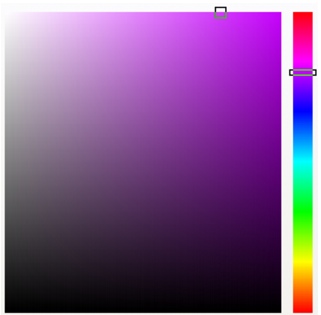 Elección de colores Photo Paint color viewers Elección de colores