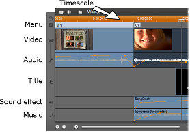 Pinnacle Studio image001 The Timeline audio tracks