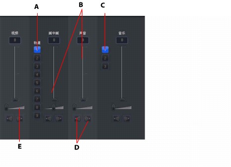 PowerDirector audiomi8 更改音频片段音量