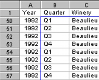 Wordperfect Quattro Pro locked Selecting cells, rows, and columns