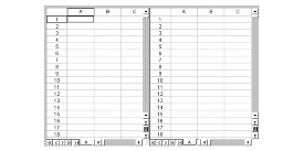 Wordperfect Quattro Pro split Displaying, arranging, resizing, and hiding windows