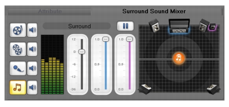 Corel Videostudio audio surround sound Mixing audio tracks