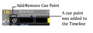 Corel Videostudio edit chapter cue menu2 Adding cues and chapters