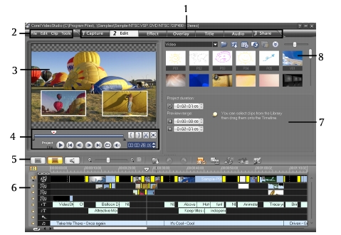 Corel Videostudio gettingstarted ui VideoStudio Editor