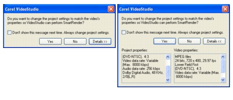 Corel Videostudio vstudio 1 12 070 Starting a new movie project