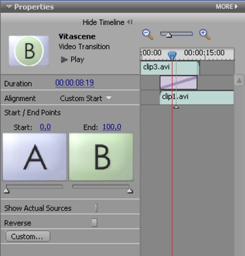 Vitascene eng preElements 5 Plugin as video transition