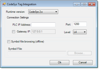 Web Studio Help dialog tagintegration addsource codesys2 CoDeSys