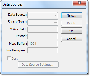 Web Studio Help dialog trendcontrol datasources Using the Data Source Text File