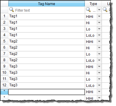 Web Studio Help illus worksheets sortfilter1 Sort or filter the rows in a worksheet