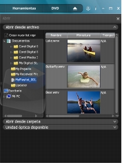 Corel WinDVD open playlist Creación de listas de reproducción