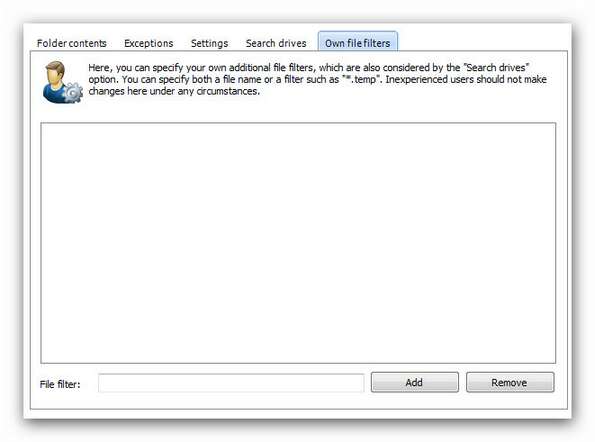 WinOptimizer wo9 dc ownfilters.zoom90 Settings