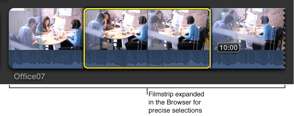 Filmstrip expanded in Browser