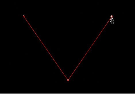 Viewer showing linear corner point