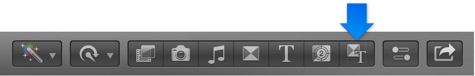 Themes button in toolbar