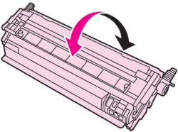 HP Color Laserjet 2605 y shake cartridge لتغيير خرطوشة الطباعة