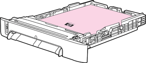 HP Color Laserjet 2605 y tray2 letterhead A 2. tálca feltöltése