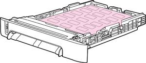 HP Color Laserjet 2605 y labels tray2 Como carregar a Bandeja 2