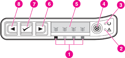 HP Color Laserjet 2605 y control panel walkrnd Функции панели управления