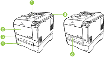 HP Color Laserjet CP2020 owl jamlocations Místa uvíznutí