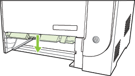 HP Color Laserjet CP2020 owl jam access tray2 Beseitigen von Staus in Fach 2